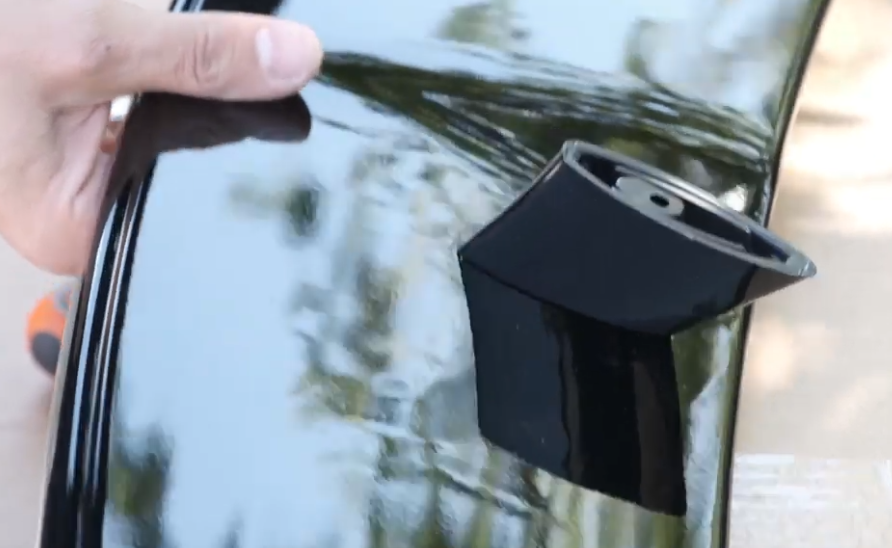 Dakspoiler Mercedes A klasse W177 A45 Look Glans Zwart