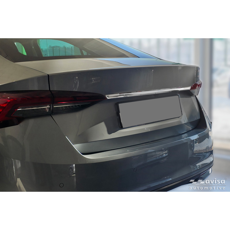 Avisa Chrome Stainless Steel Trunk Tailgate Trim Cover  Skoda Octavia IV Liftback (NX3) 2019-2024 & Facelift 2024-