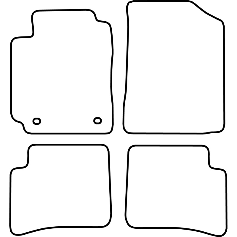 Set car mats  Toyota Yaris 5 doors 1999-2003