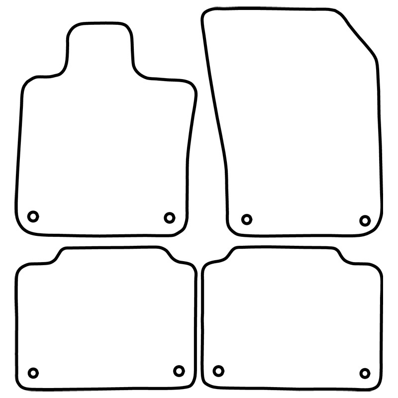 Set velour car mats  Volvo S90/V90 2016-