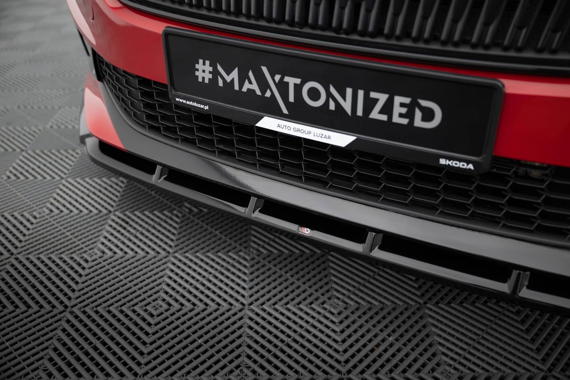 Bodykit passend voor Skoda Fabia MK4 Maxton Glanzend zwart