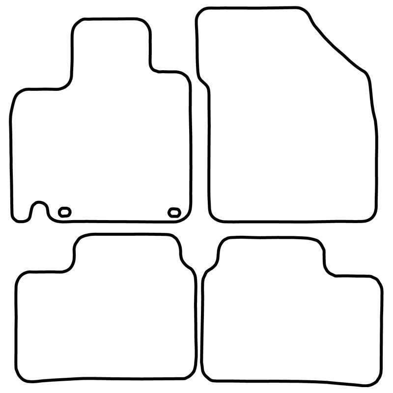 Set car mats  Suzuki Ignis 2016-