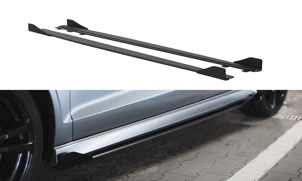 Zijskirt Diffusers Audi A3 S-line / S3 8V Sedan Maxton Flaps