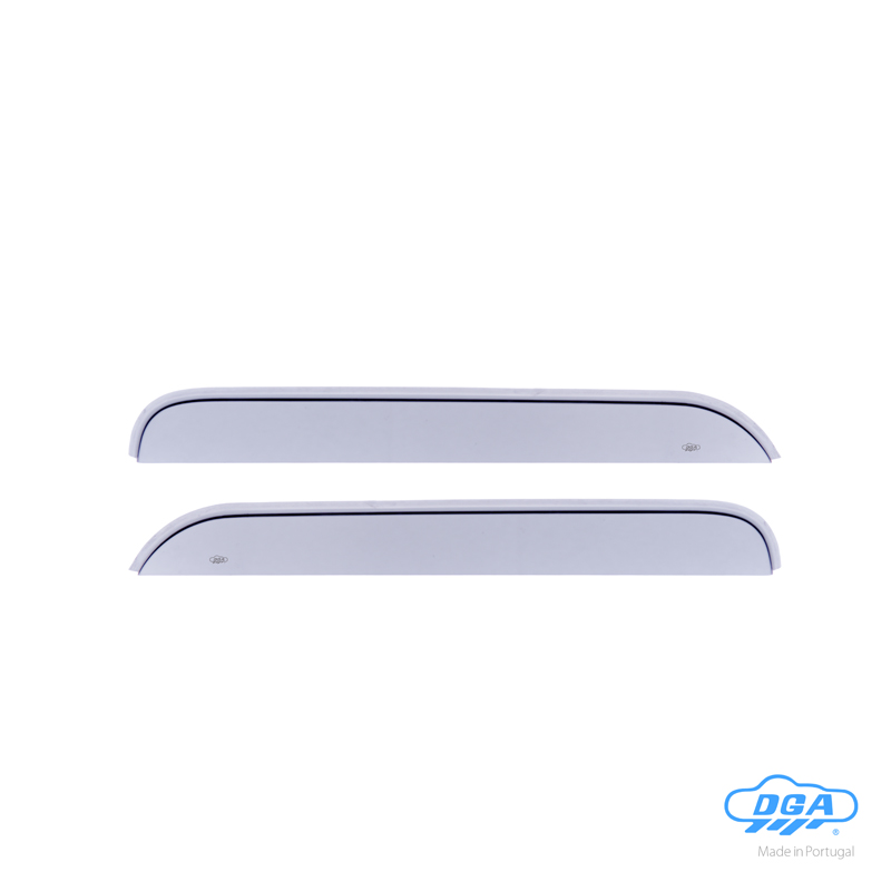 DGA Wind Deflectors (Rear)  Dacia Duster II 2018-2023 (2-pieces)