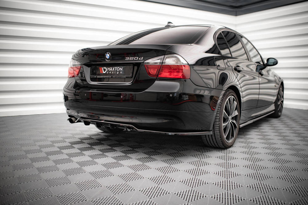 Diffuser passend voor BMW 3 Serie E90 Maxton Glans Zwart