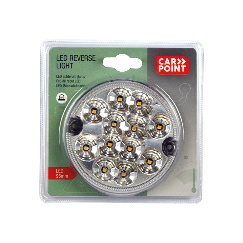 Carpoint LED Reverse Light Round