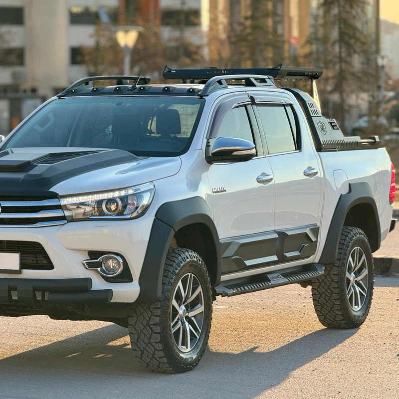 Body Cladding  Toyota Hilux 8th Gen. 2015- - Matt black