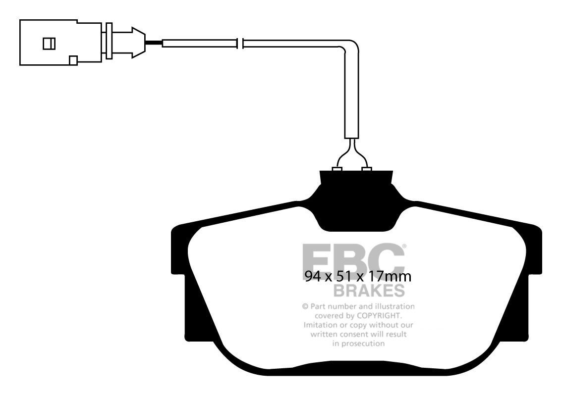 EBC Brakes VW BEDRIJFSWAGEN Transporter (Kombi)/Camper Van 2.4 D