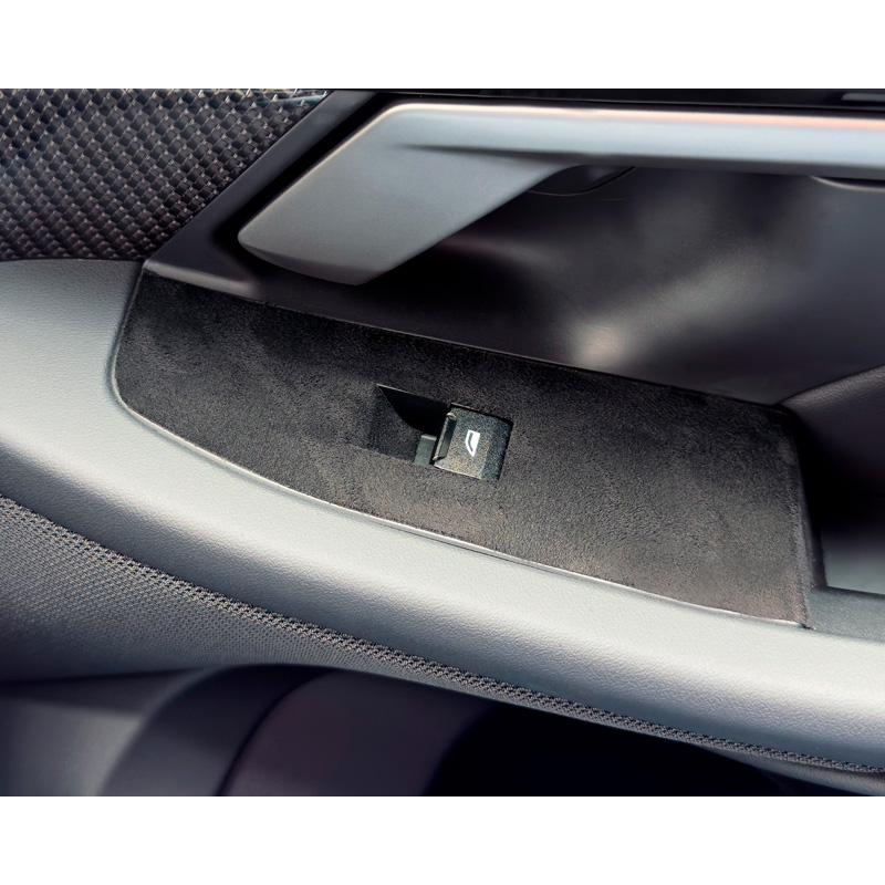 Foliatec Cockpit Design Film Panther Wrap (Alcantara-Look) - Black - 75x140cm