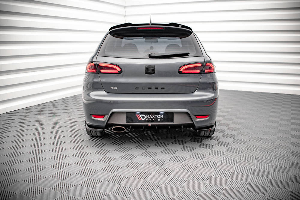 Diffuser passend voor Seat Ibiza Cupra MK3 Maxton Glans Zwart