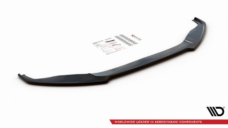 Voorspoiler passend voor Audi S6 / A6 S-Line C7 FL Glanzend Zwart