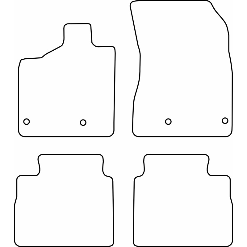 Set car mats  Nissan X-Trail IV (T33) 2022- excl. e-Power