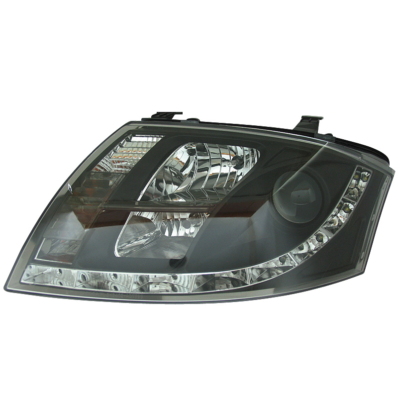 Set Headlights in DRL-Look  Audi TT 8N 1999-2005 - Black