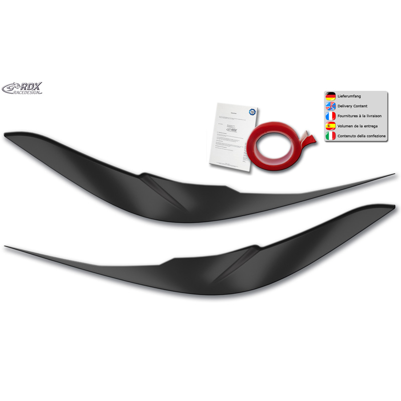 Head light spoilers  BMW X2 F39 2017-2023 (ABS)