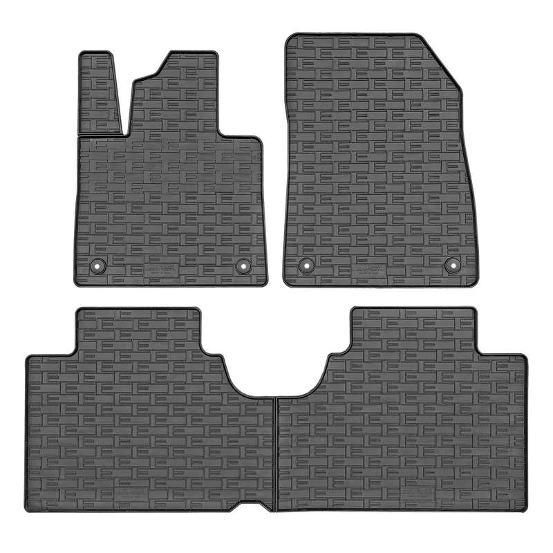 Rubber car mats set  Smart #1 EV 2022- & #3 EV 2023- (4-pieces + fixing system)