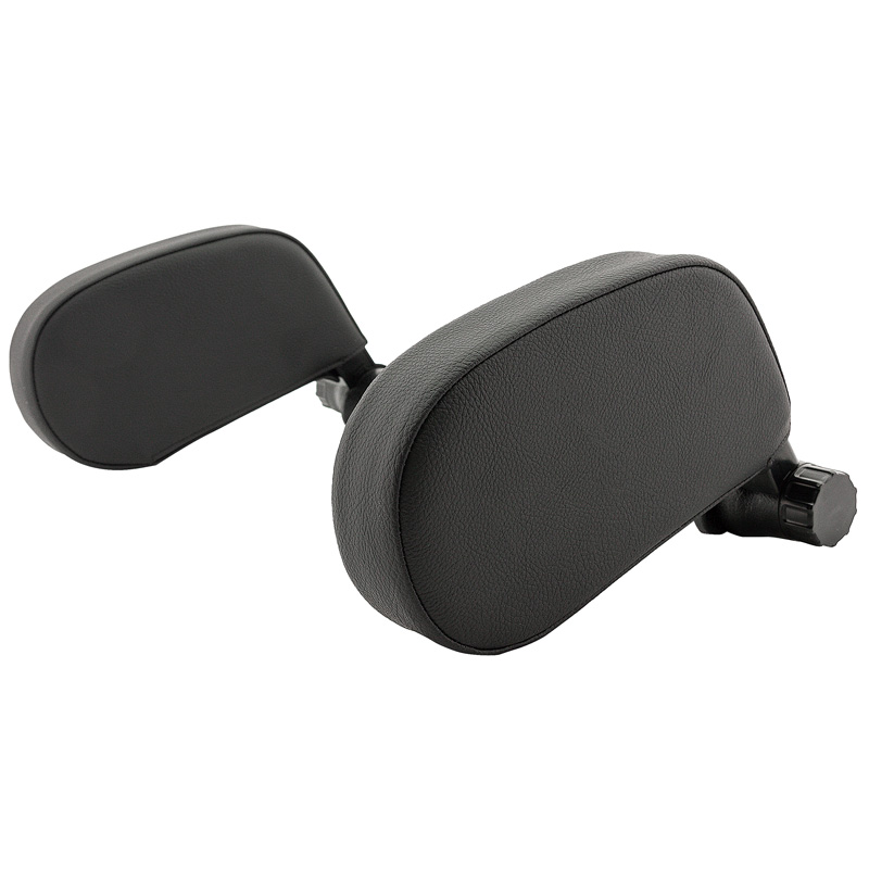 Premium Universal Adjustable Travel Head Rest - Anthracite Synthetic Leather