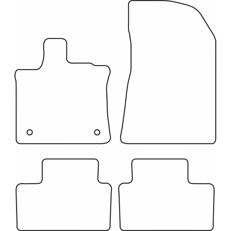 Set car mats  Renault Captur II 2020-