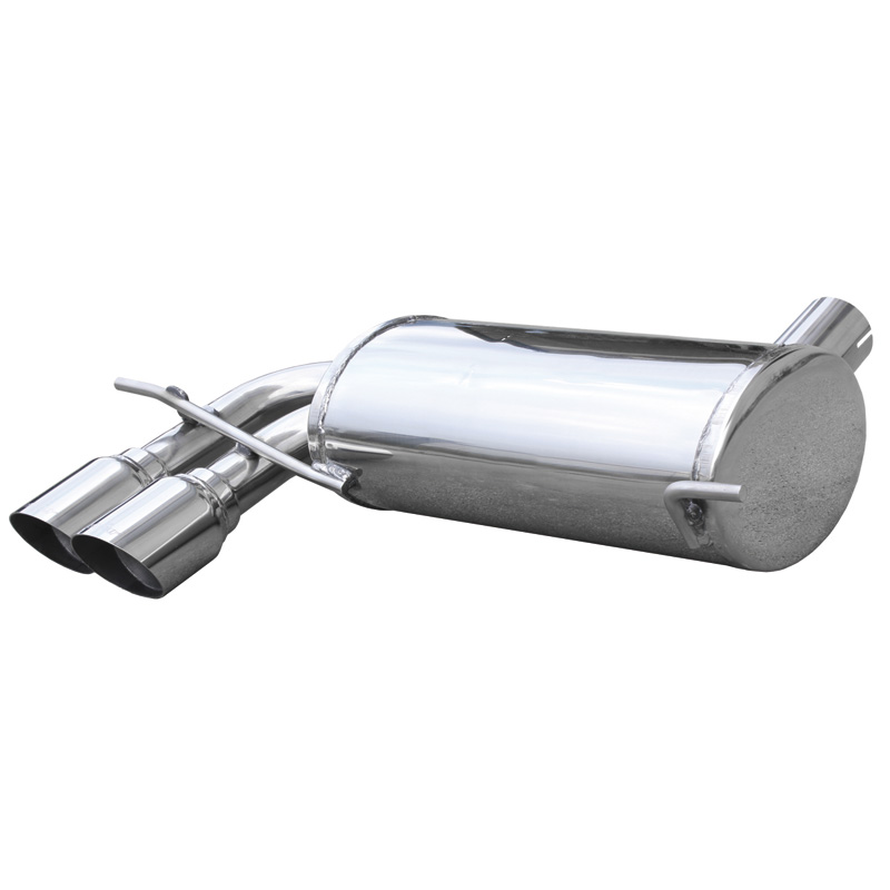 100% Inox Sport Exhaust  Audi A3 8P 3.2 V6 (250HP) 2006- 2x80mm Racing