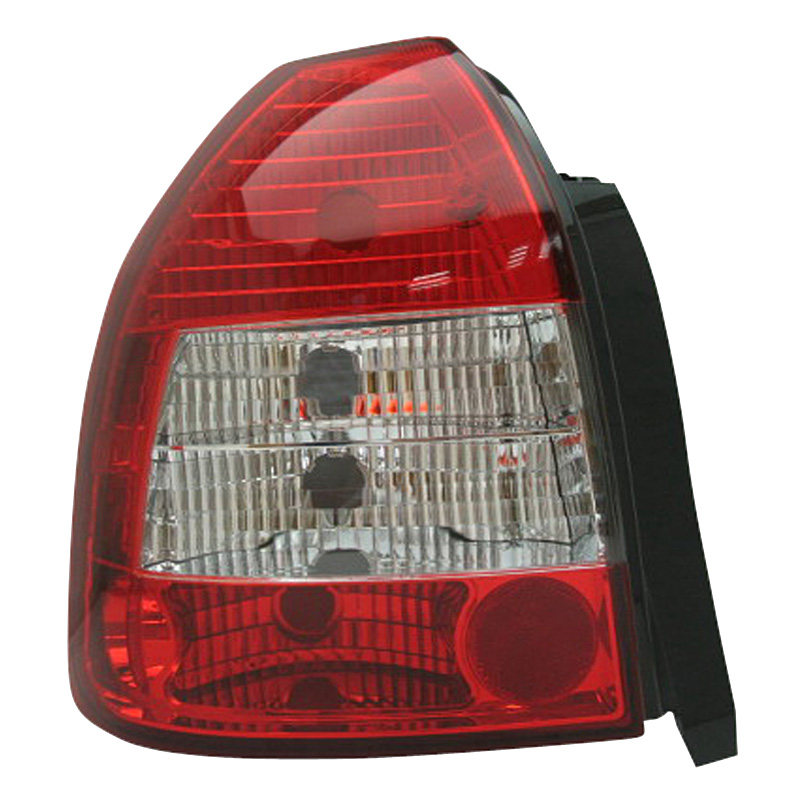 Set Tail Lights  Honda Civic HB 3-doors 1996-2001 - Red/Clear