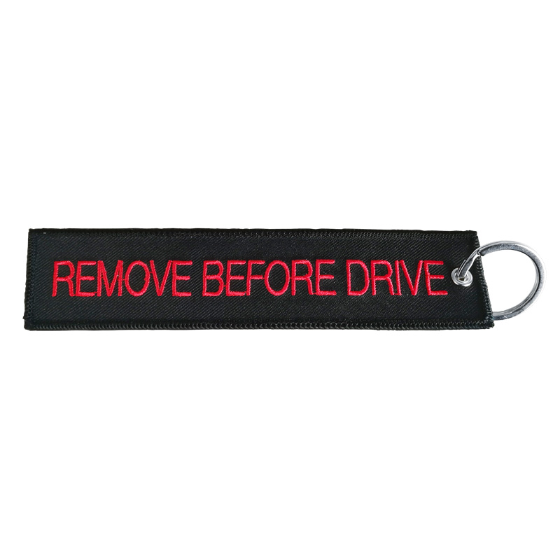 Simoni Racing Key Chain Remove Before Drive - Black