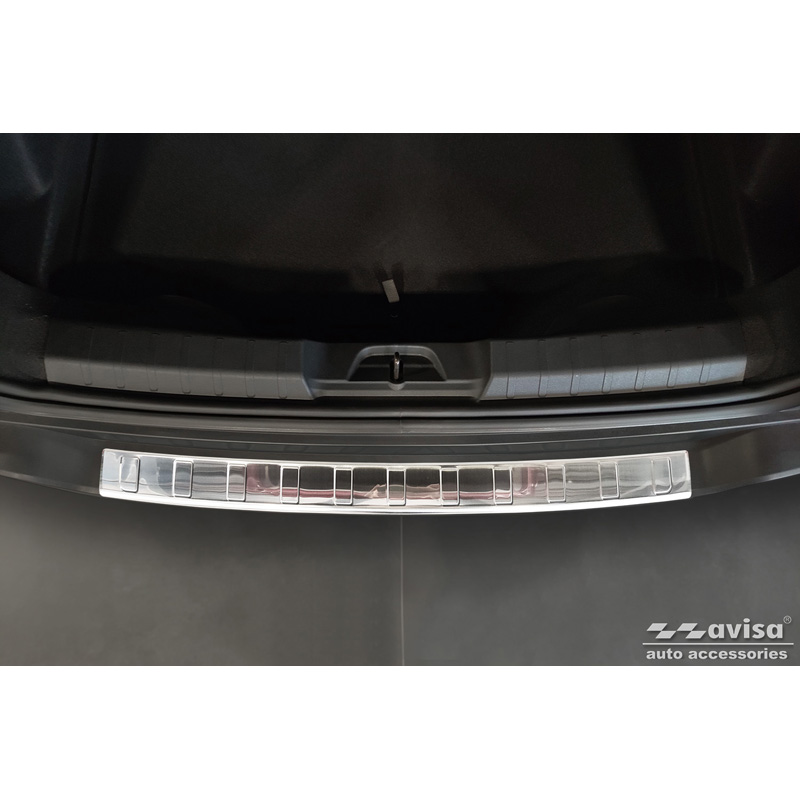 Stainless Steel Rear bumper protector  Jeep Avenger incl. EV 2023- 'Ribs'
