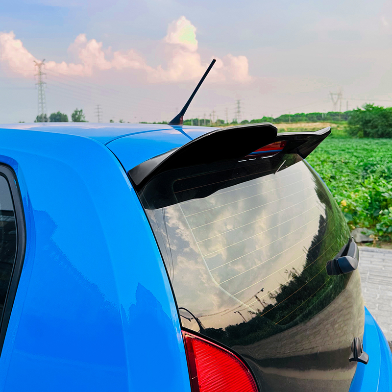Roof spoiler (Spoiler Cap)  Volkswagen Up! excl. GTi & Seat Mii & Skoda Citigo 2011- (ABS Glossy Black)