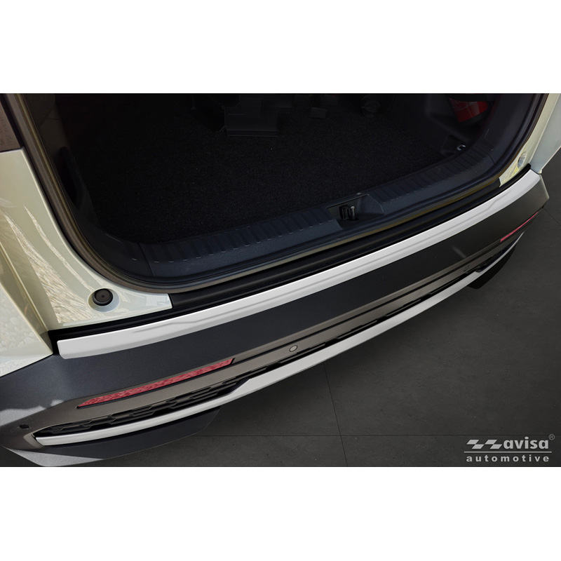 Avisa Stainless Steel Rear Bumper Protector  Skoda Elroq 2024- - Soft Silver