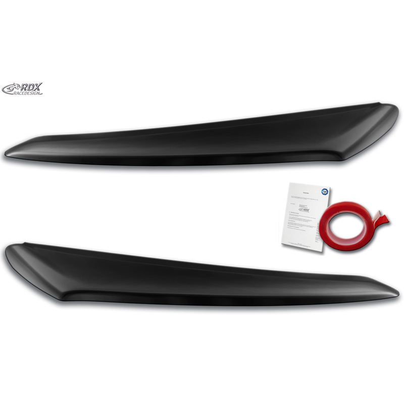 Head light spoilers  Citroën Jumper & Fiat Ducato & Peugeot Boxer 2014- & Opel Movano 2021- (ABS)