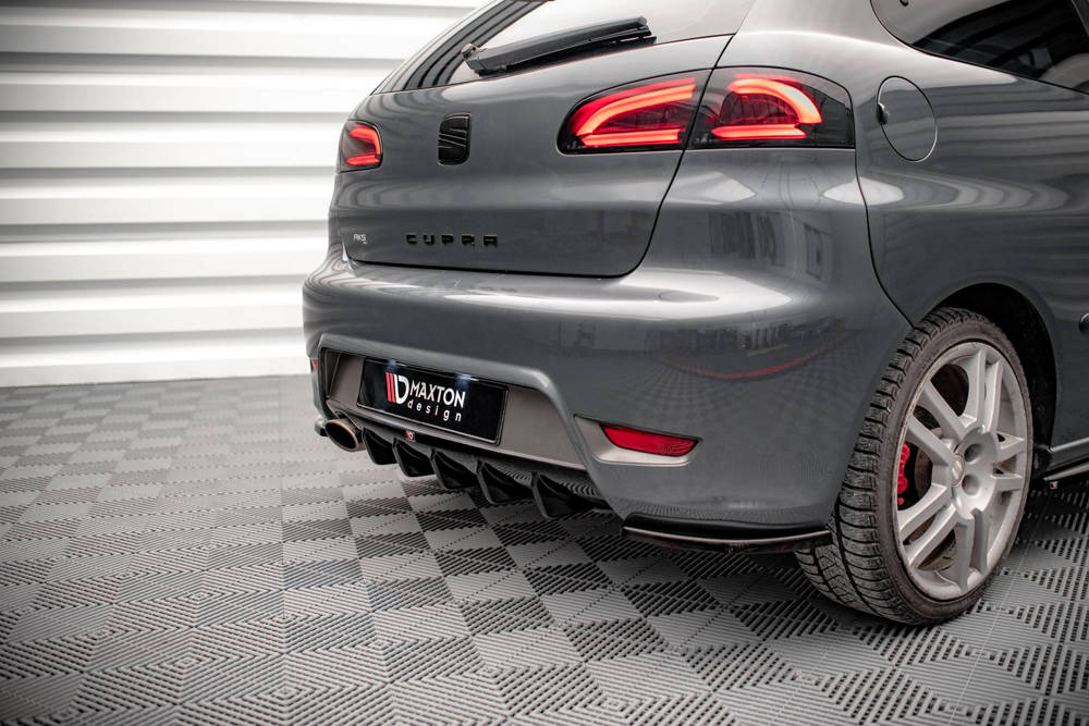 Diffuser passend voor Seat Ibiza Cupra MK3 Maxton Glans Zwart