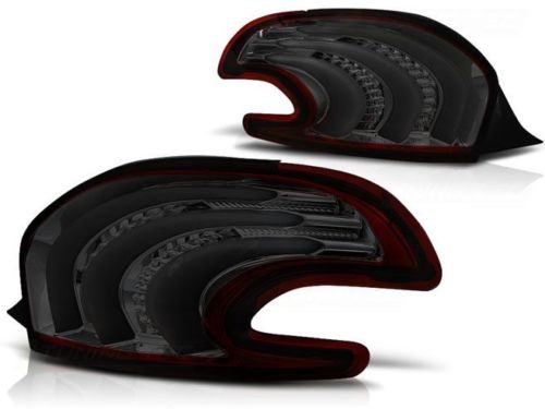 Rear lights Peugeot 208 Light bar red/smoke