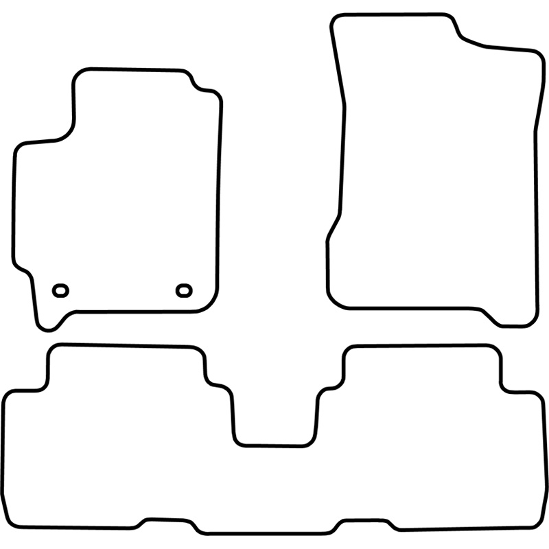Set car mats  Kia Carens 2002-2006 (5 persons)