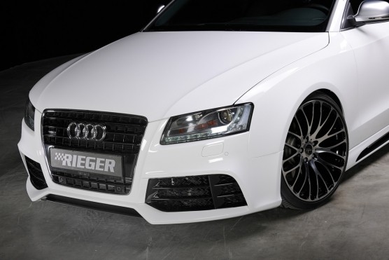 Voorbumper passend voor Audi A5 B8/B81 07-11 SRA+PDC Rieger