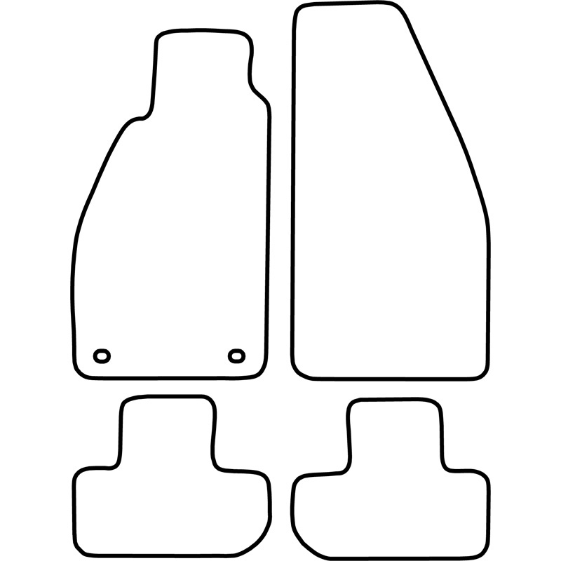 Set velour car mats  Alfa Romeo Spider 1995-2006/GTV 1996-2005