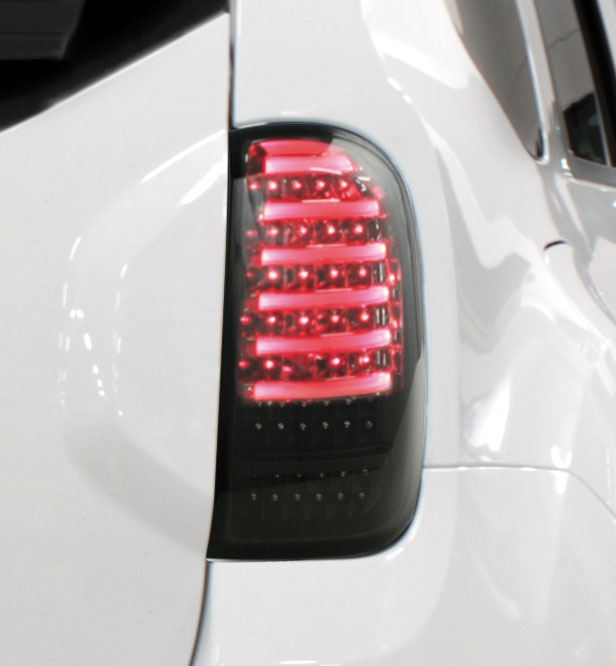 Taillights Dacia Duster LED 09-17 Black/Smoke