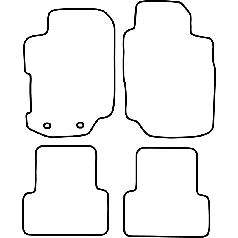 Set car mats  Ford Escort 1997-2000