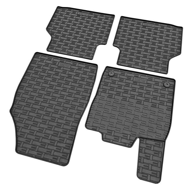 CIKCAR Rubber car mats set  Ford Explorer EV (CX740) 2024- & Capri EV (CX740L) 2024- (4-pieces + fixing system)