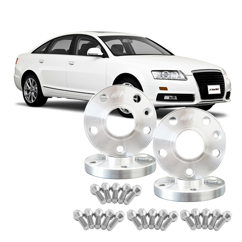 Simoni Racing Aluminium Wheel Spacer Kit - 2x13mm(FA) - 2x20mm(RA) (Hub 57,1mm) including wheel bolts -  Audi, VW, Seat, Cupra various