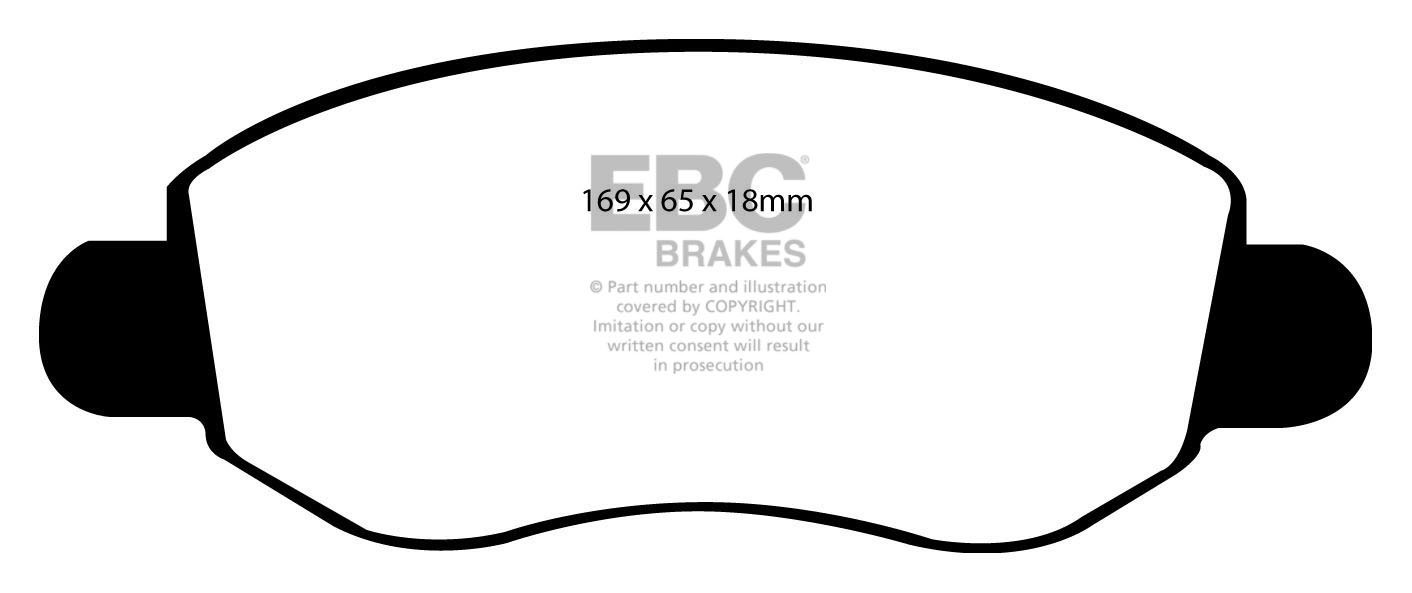 EBC Brakes FORD BEDRIJFSWAGEN Transit 330 2000-2006 Remblokken v