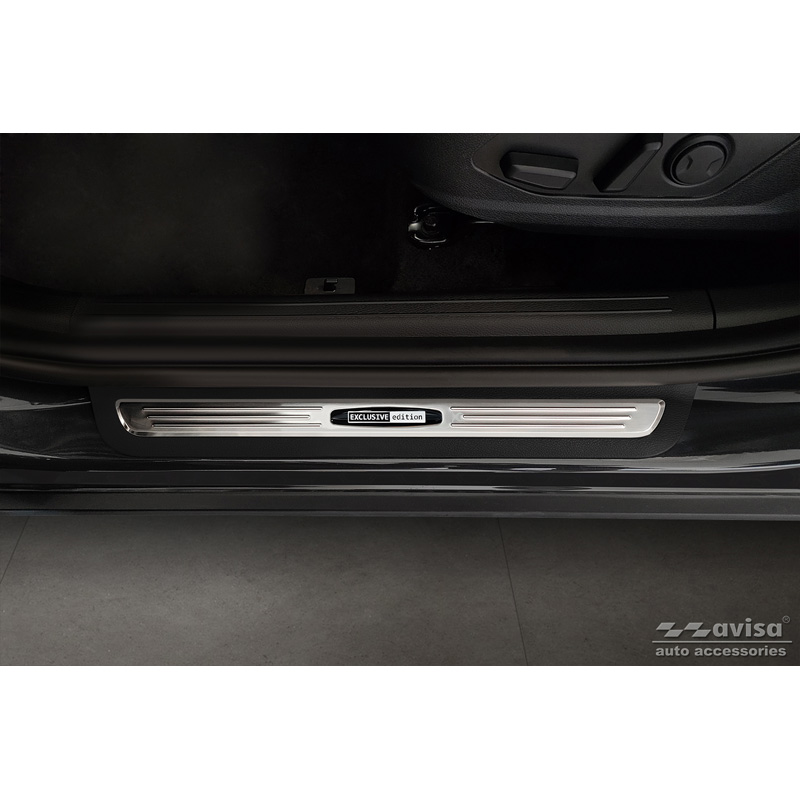 Inox door sill protectors  Kia Sportage (NQ5) 2021- 'Exclusive Edition' - 2-pieces
