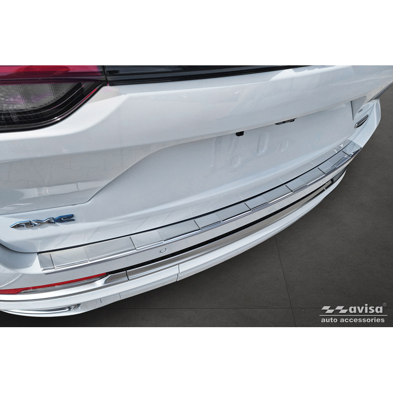 Stainless Steel Rear bumper protector  Jeep Grand Cherokee V (WL) 2022- 'Ribs'