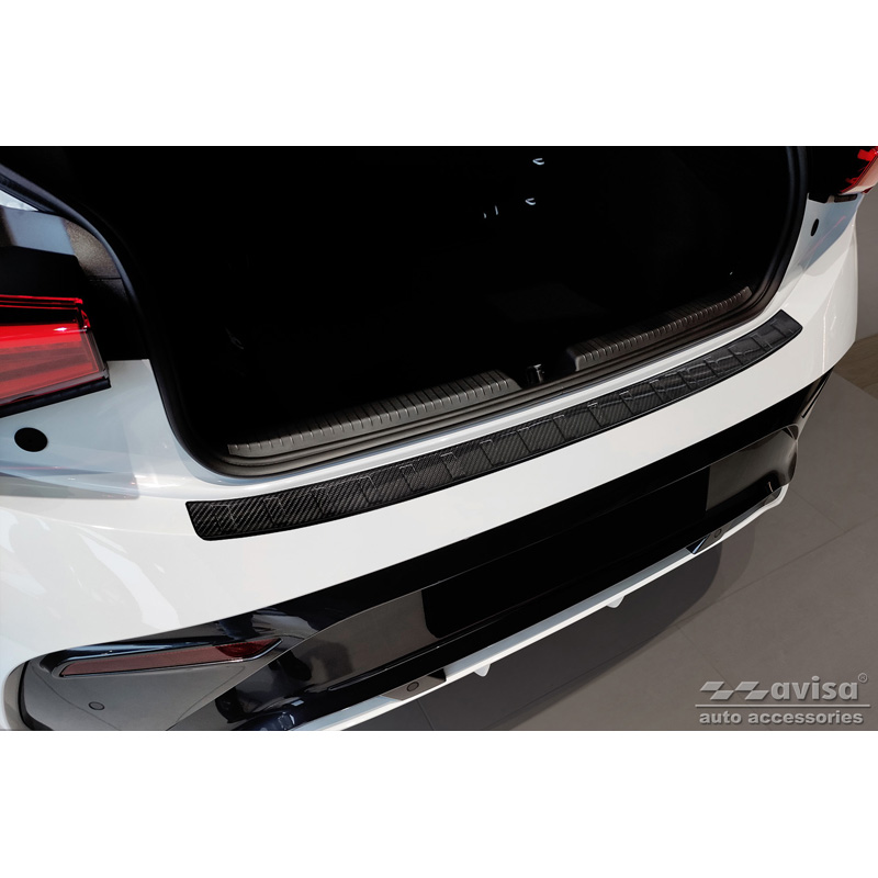 Real 3D Carbon Rear bumper protector  Cupra Born 2021- 'Ribs'