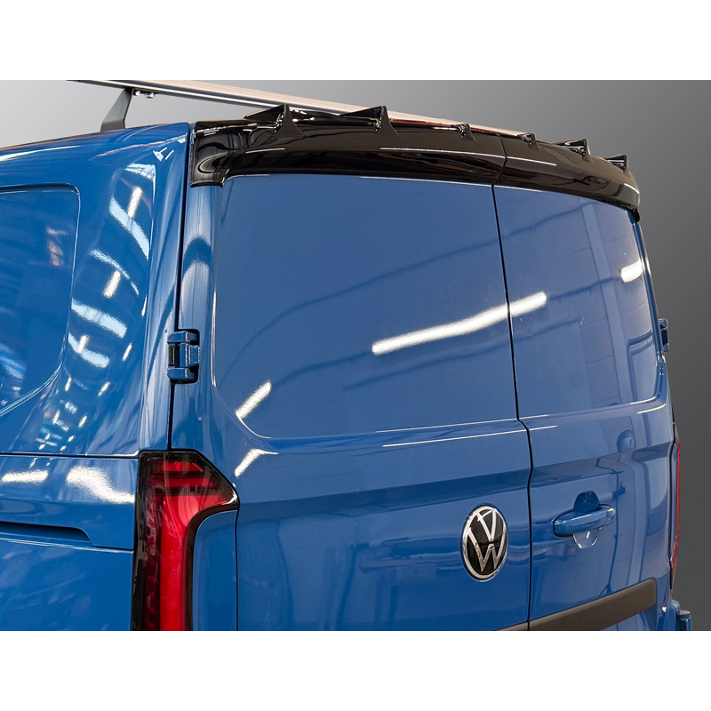RGM Roof spoiler  Volkswagen Transporter T7 2024- (models with barn doors) - Gloss Black (ABS)