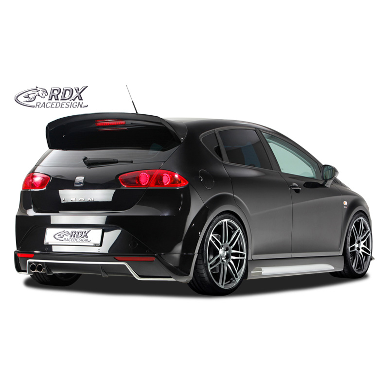 Rear bumper skirt  Seat Leon 1P Facelift 2009-2012 excl. FR/Cupra (PUR)