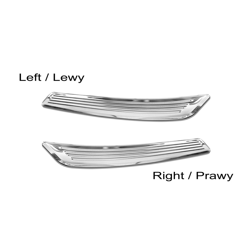 Inox door sill protectors  Mercedes C-Class W205 2014-2019 & FL 2019-2021 & W206 2021- 2-pieces (rear doors)