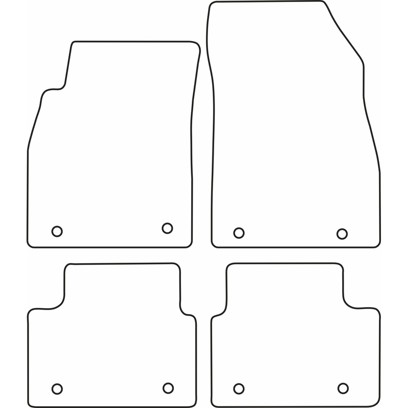 Set car mats  Opel Insignia 2013-2017