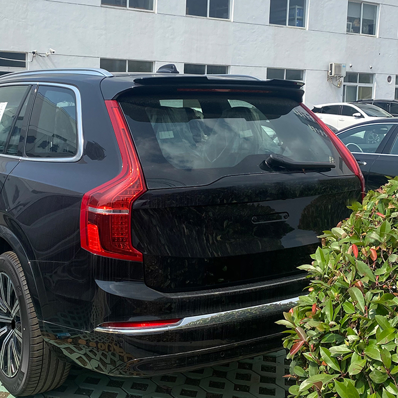 Roof spoiler (Spoiler Cap)  Volvo XC90 II R-Design 2015-2019 & Facelift 2019-2024 (ABS Glossy Black)