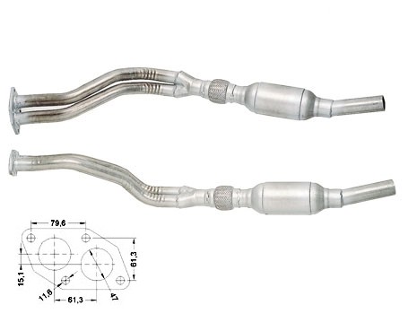 VW PASSAT 3B(G) 1.8i 20V 1781 cc 92 Kw / 125 cv ARG Magnaflow CA