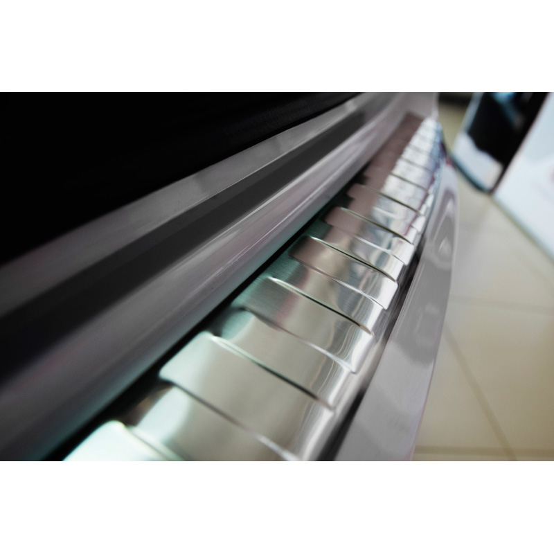 Stainless Steel Rear bumper protector  Kia Sportage IV 2016-2018 'Ribs'