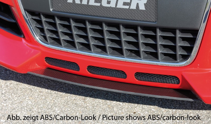 Spoilerzwaard voor Spoilerlip met/without 3 extra air-intakes Au