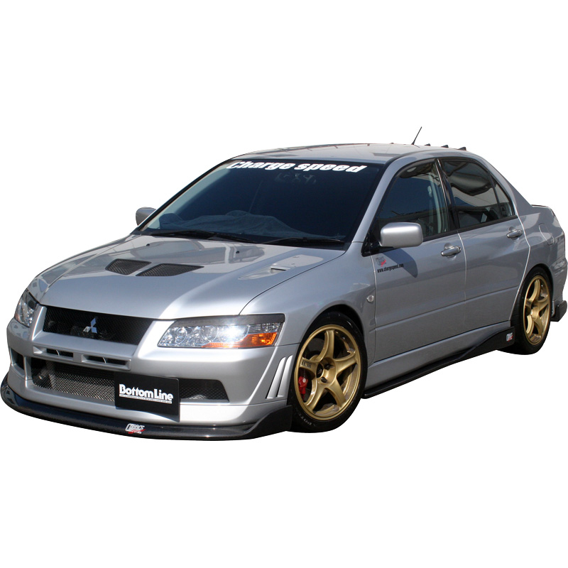 Chargespeed Front Spoiler  Mitsubishi Lancer Evo 7 CT9A BottomLine (FRP)